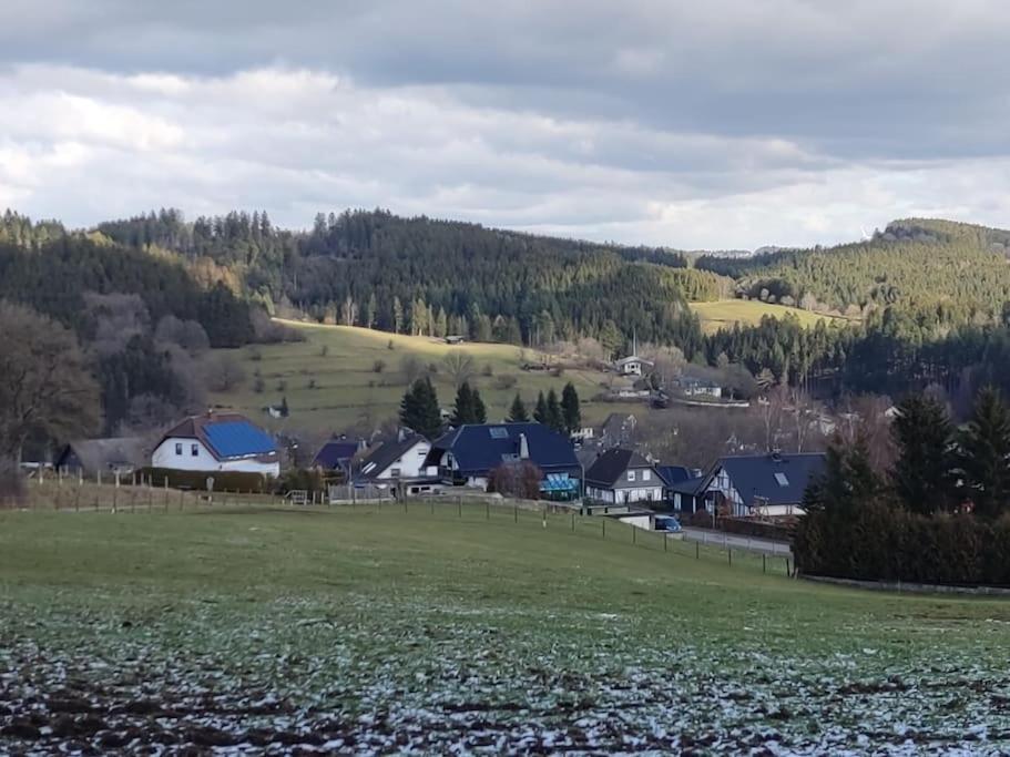 Holzhaus Chalet Nationalpark Eifel Hund Willkommen Hellenthal Luaran gambar